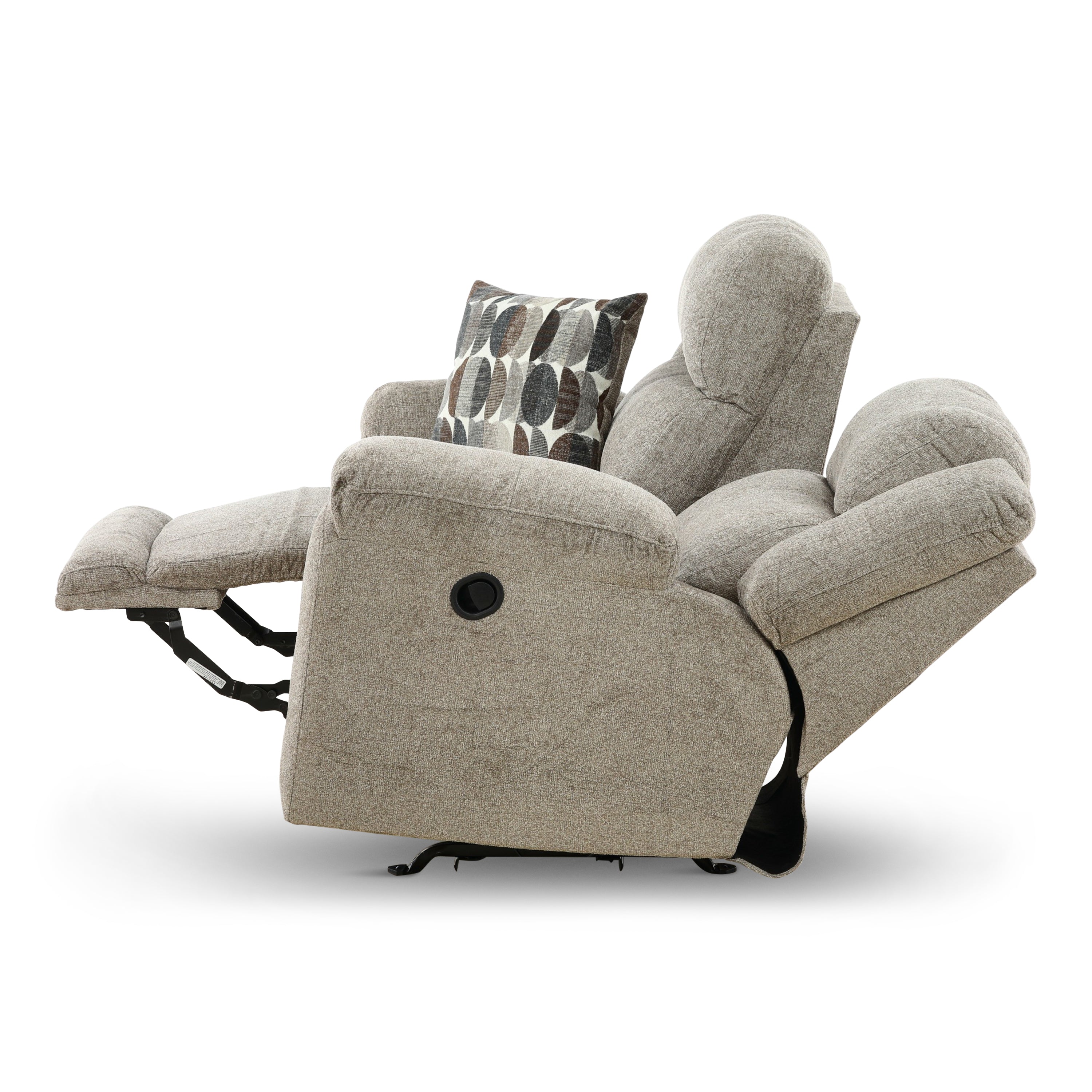 Peppar Rocking Reclining Loveseat - Indoor