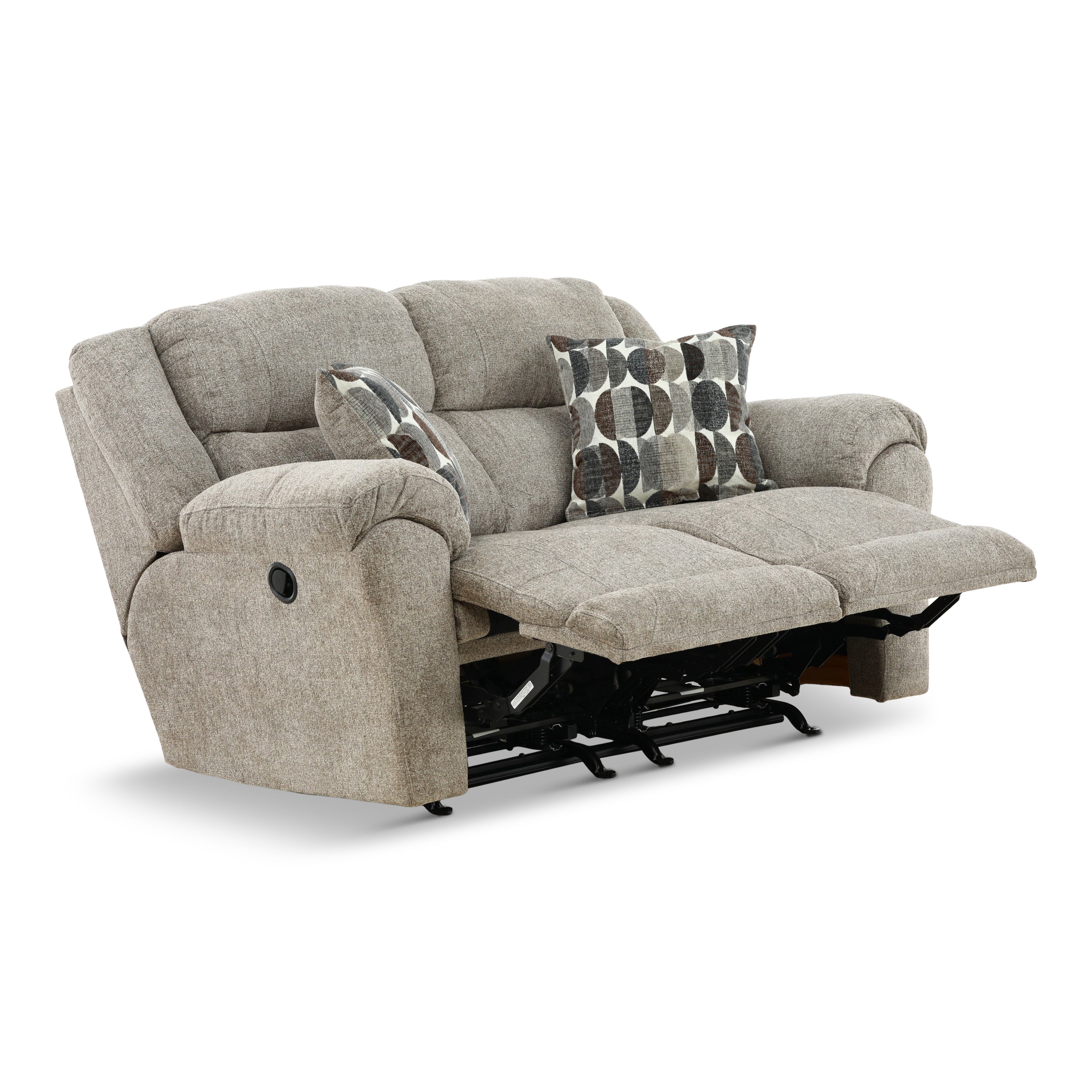 Peppar Rocking Reclining Loveseat - Indoor