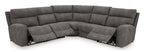 Next-Gen DuraPella 5-Piece Power Reclining Sectional