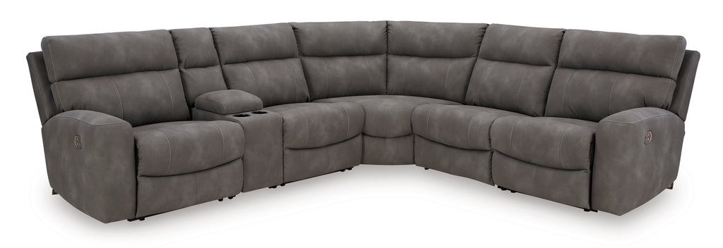 Next-Gen DuraPella 6-Piece Power Reclining Console Sectional