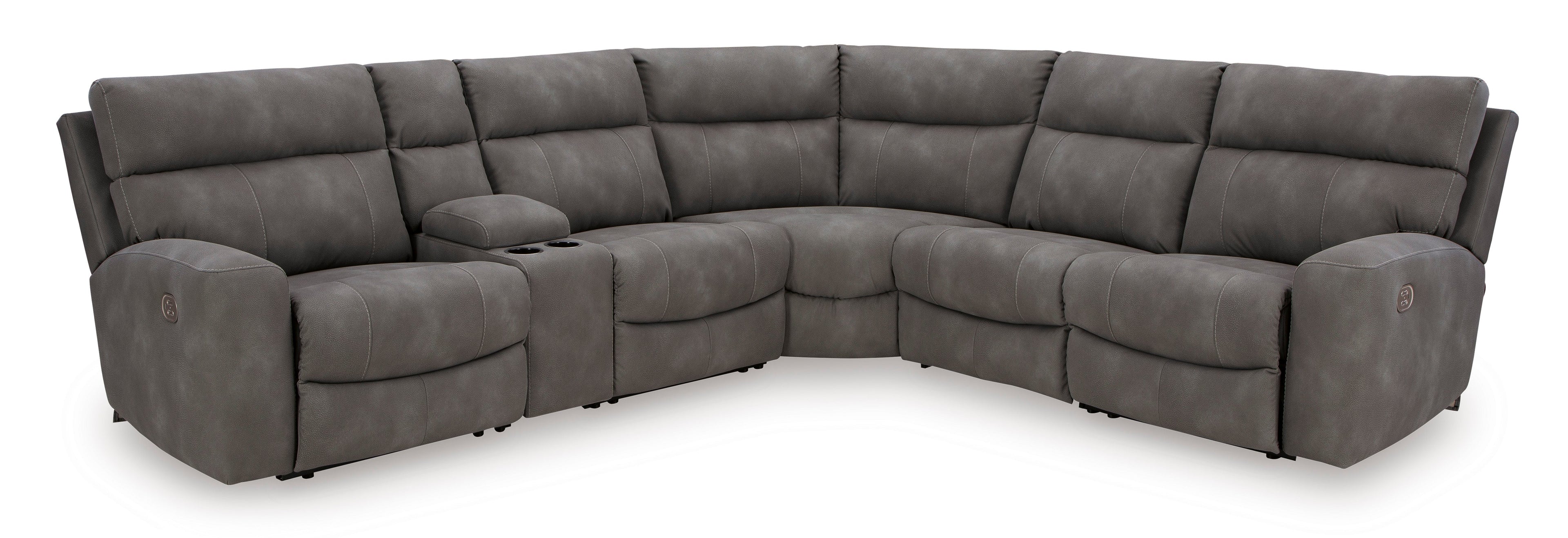 Next-Gen DuraPella 6-Piece Power Reclining Console Sectional
