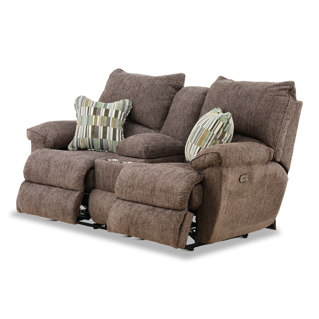 Preston Power Reclining Console Loveseat