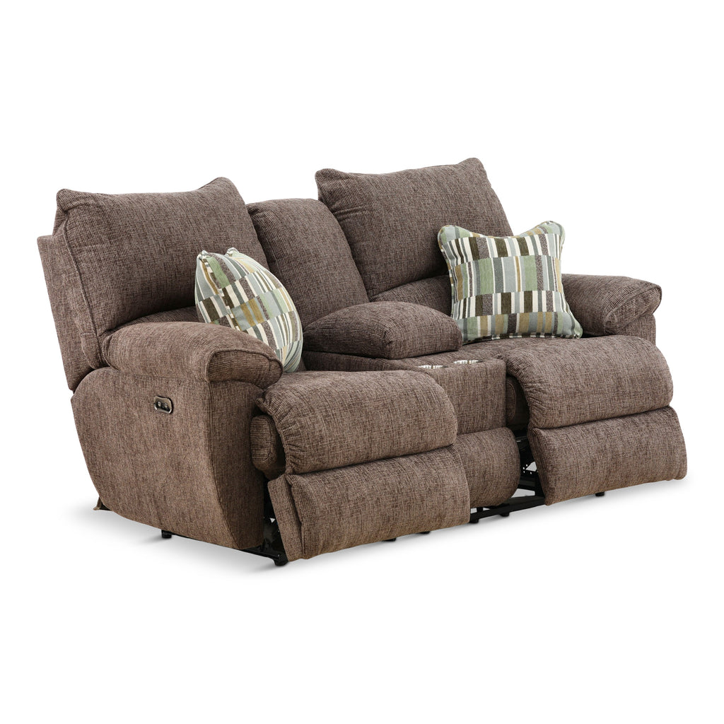 Preston Power Reclining Console Loveseat