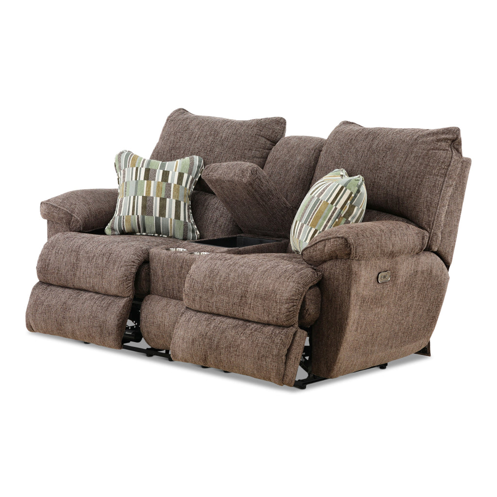 Preston Power Reclining Console Loveseat