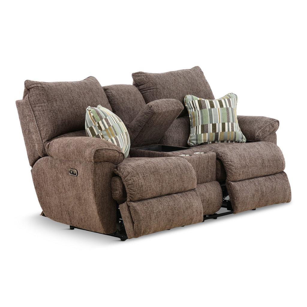 Preston Power Reclining Console Loveseat