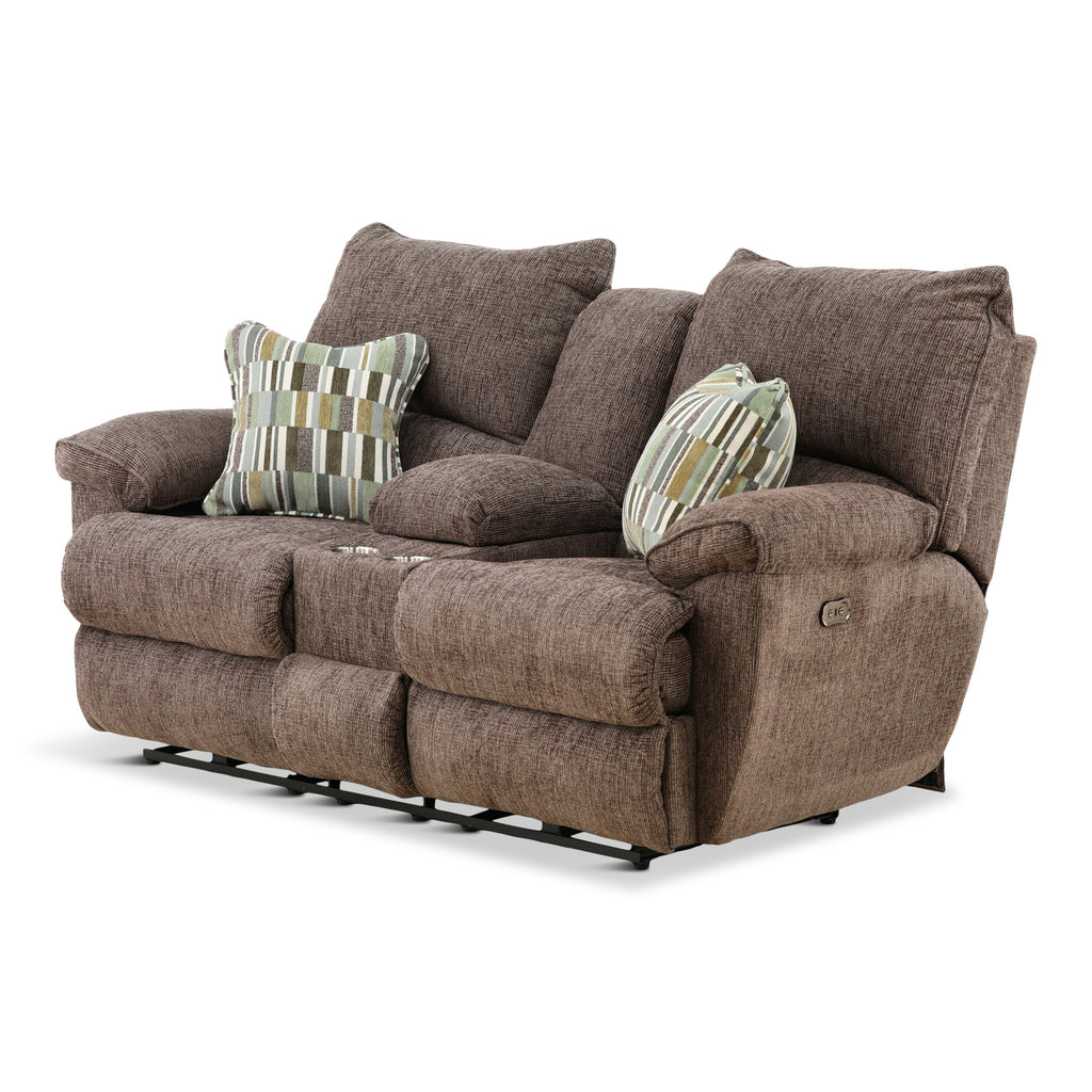 Preston Power Reclining Console Loveseat