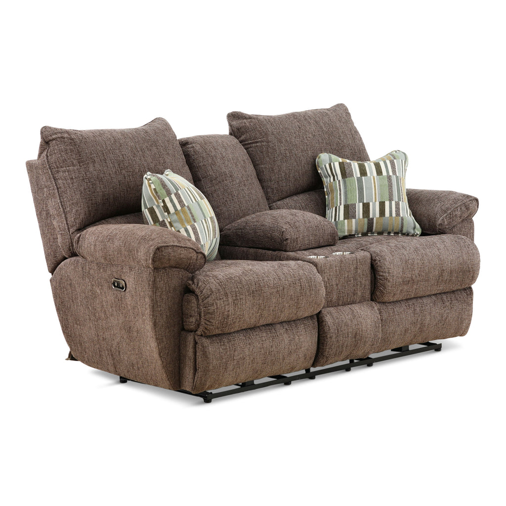 Preston Power Reclining Console Loveseat