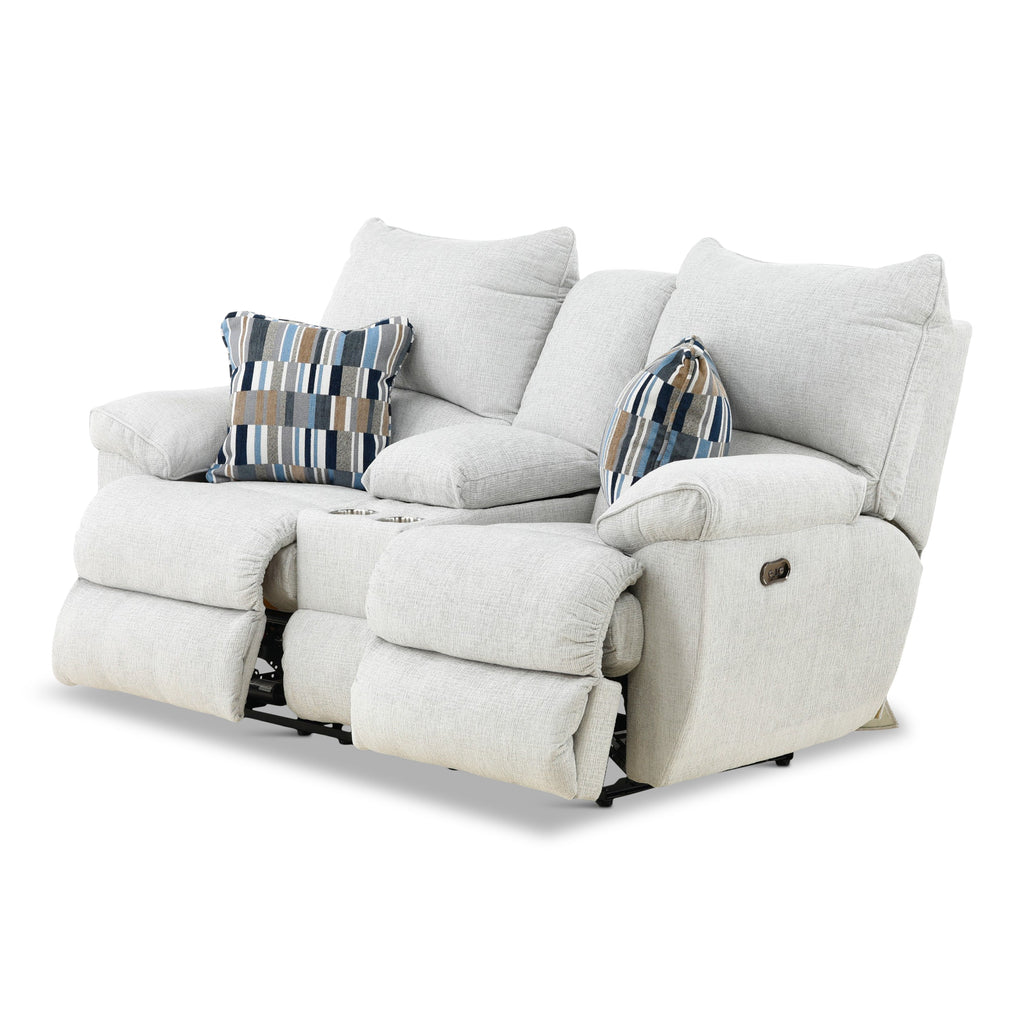 Preston Power Reclining Console Loveseat