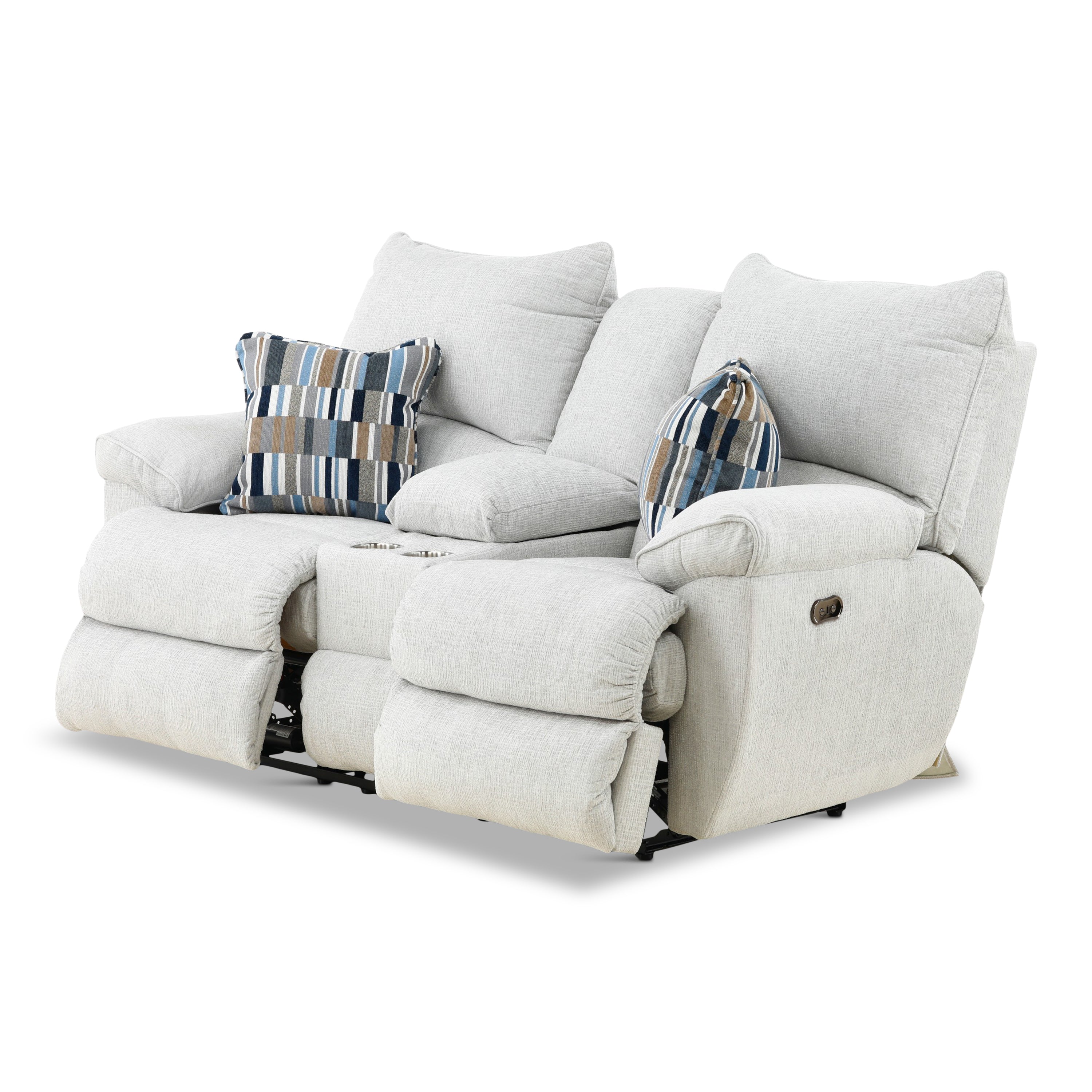 Preston Power Reclining Console Loveseat