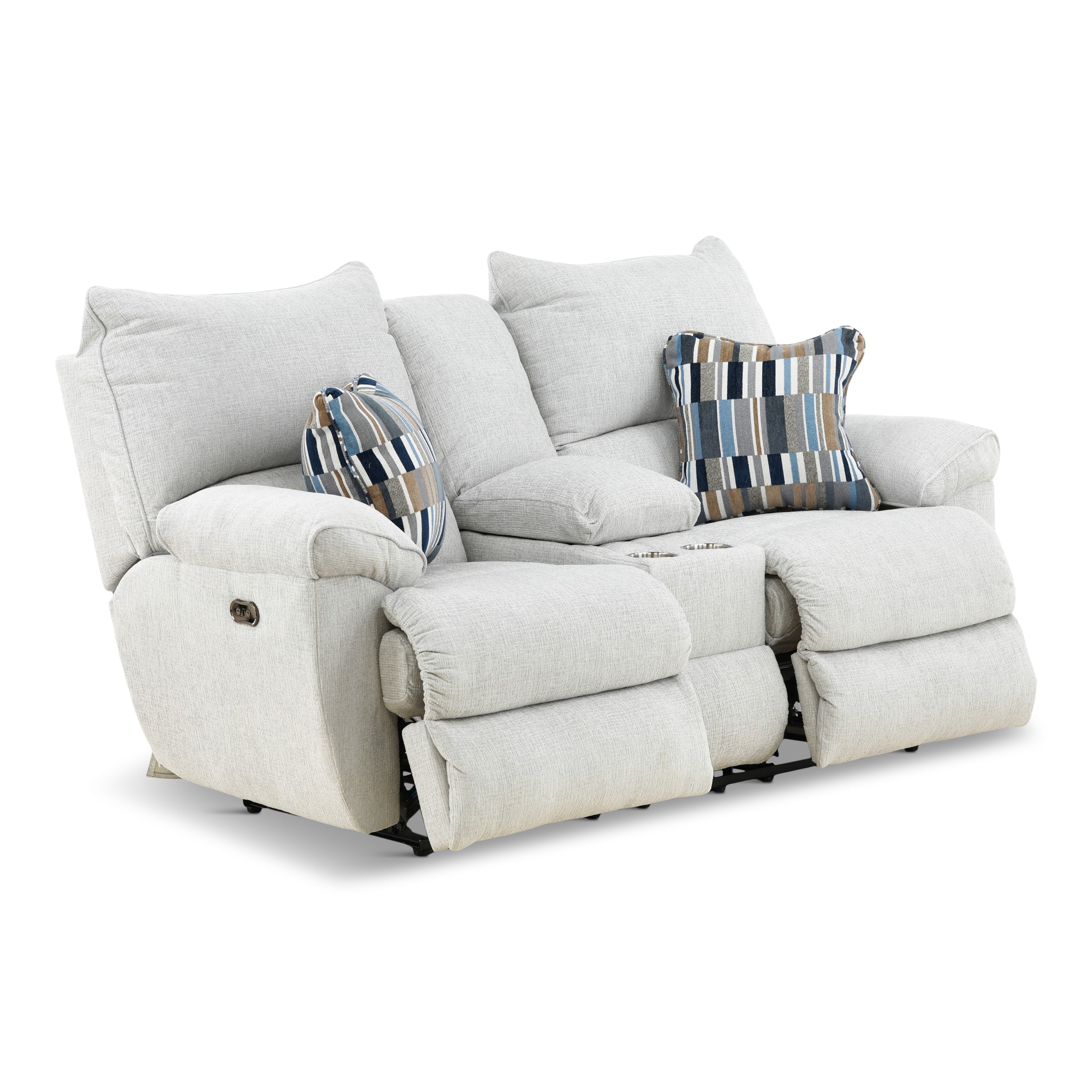 Preston Power Reclining Console Loveseat