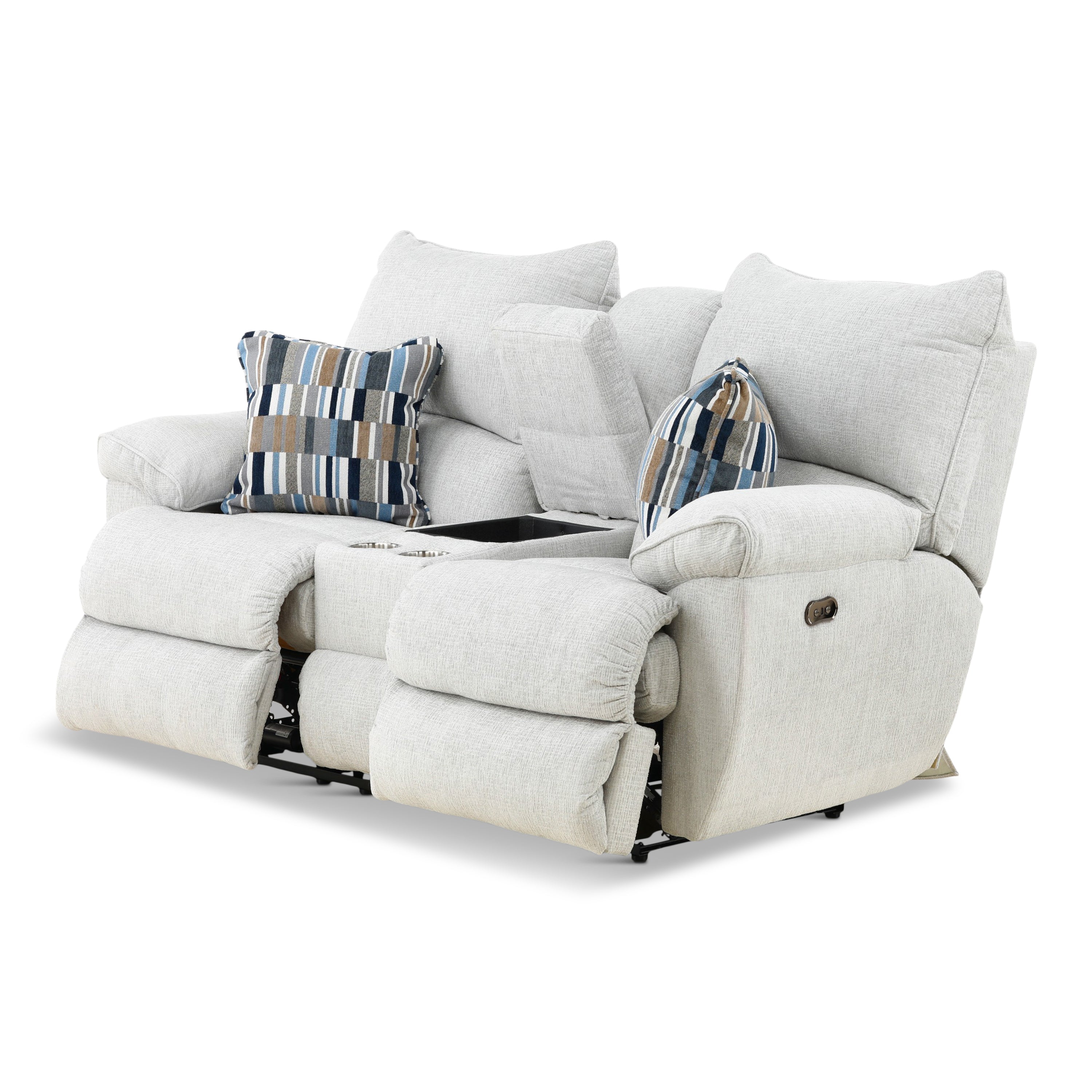 Preston Power Reclining Console Loveseat