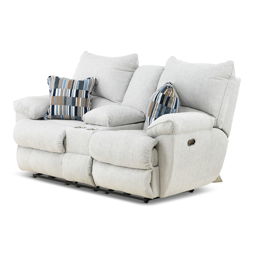 Preston Power Reclining Console Loveseat