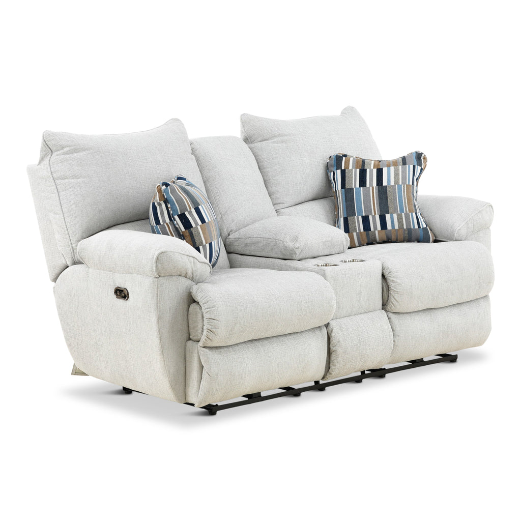 Preston Power Reclining Console Loveseat