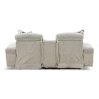 Indra Power Reclining Console Loveseat - Console Table