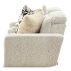 Indra Power Reclining Console Loveseat - Console Table