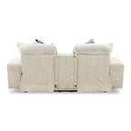 Indra Power Reclining Console Loveseat - Console Table