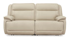 Double Deal 2-Piece Leather Power Reclining Loveseat - Set