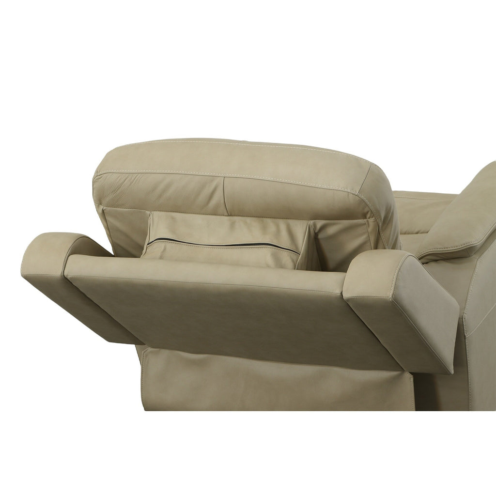 Carmen Leather Power Recliner - Reclining