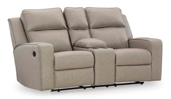 Lavenhorne Reclining Loveseat with Console - Fabric