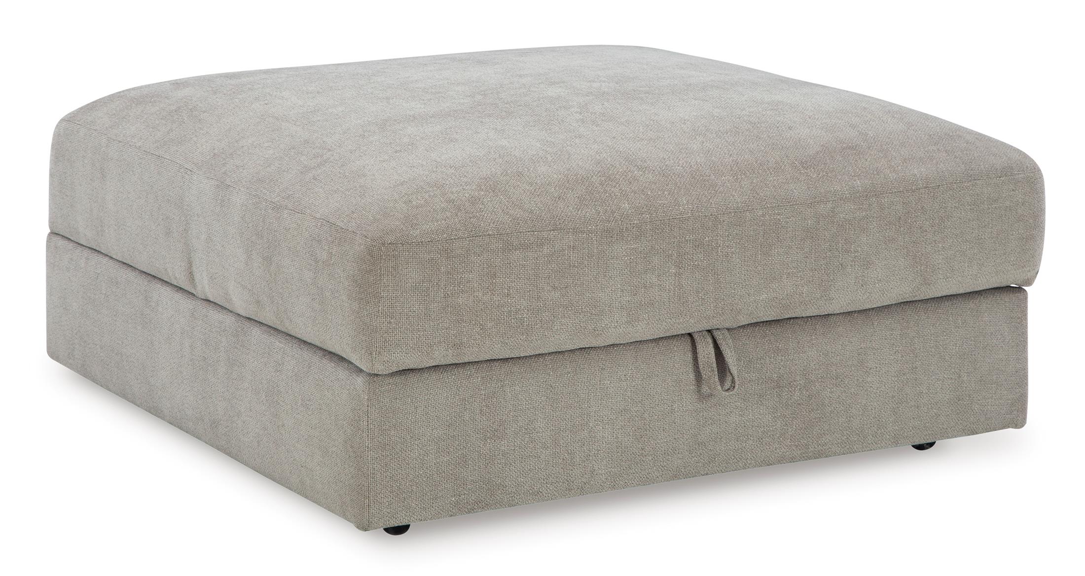 Aslan Court Storage Ottoman - Fabric