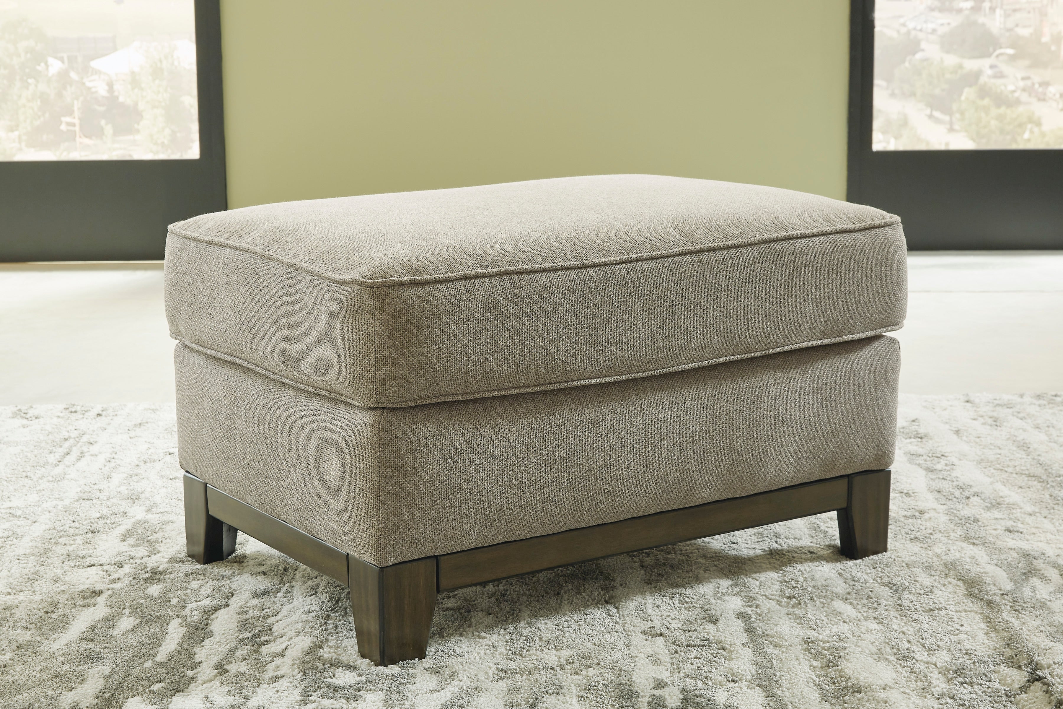 Kaywood Ottoman - Fabric
