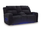 TwinBrooke Power Reclining Console Loveseat