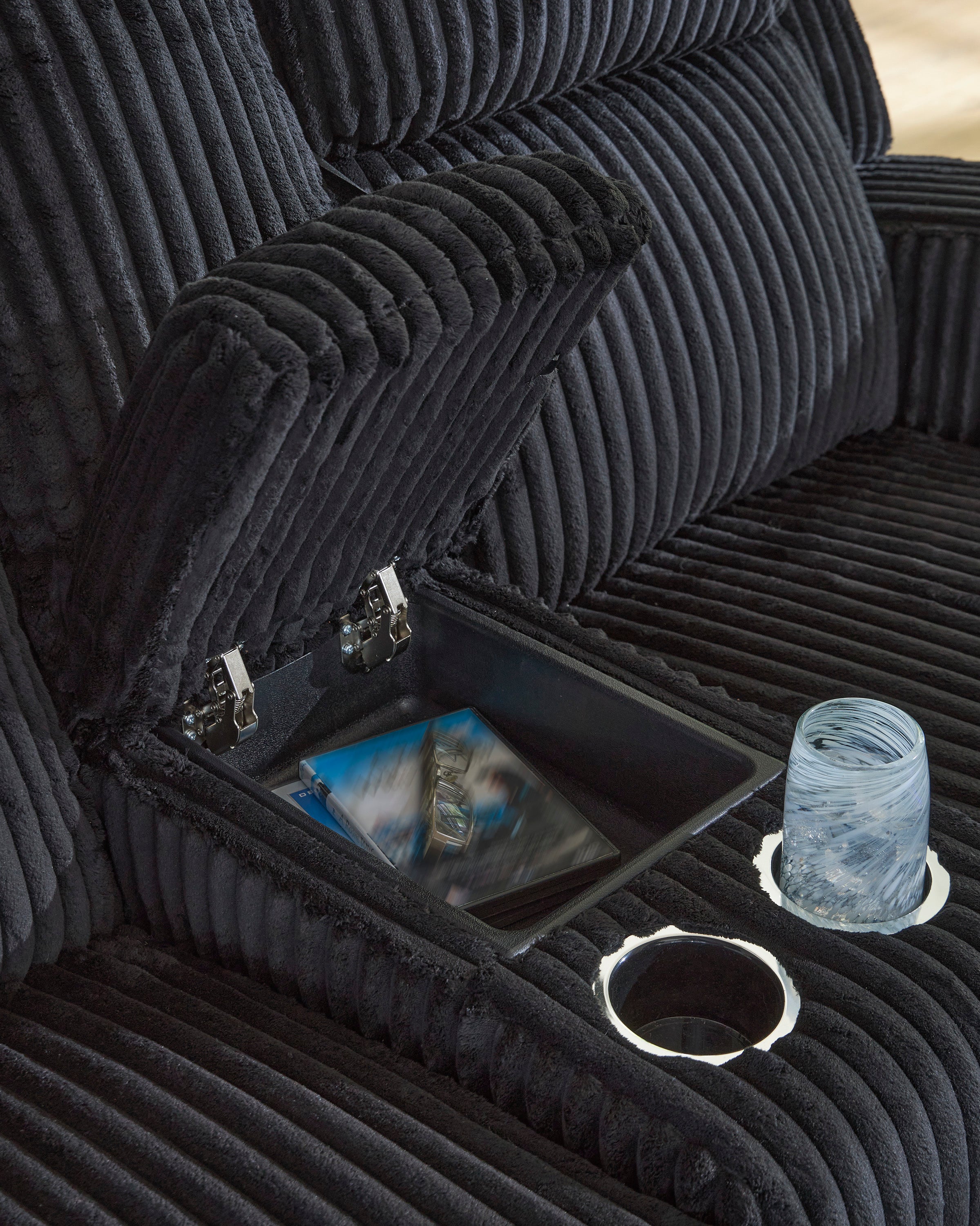 TwinBrooke Power Reclining Console Loveseat