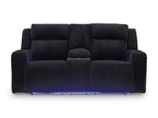 TwinBrooke Power Reclining Console Loveseat