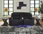 TwinBrooke Power Reclining Console Loveseat