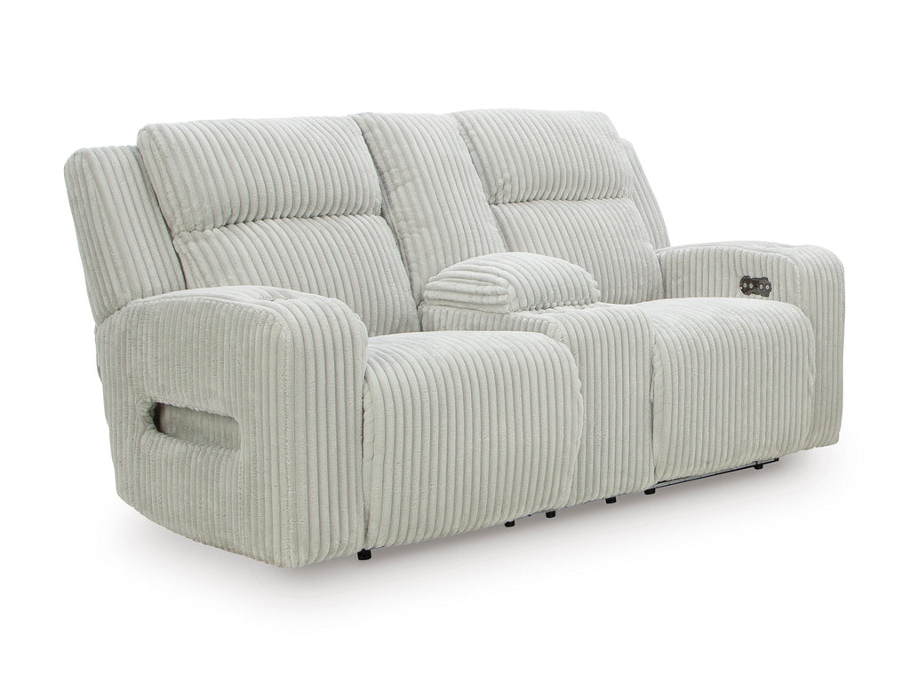 TwinBrooke Power Reclining Console Loveseat