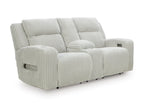 TwinBrooke Power Reclining Console Loveseat