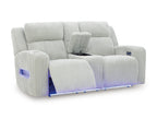 TwinBrooke Power Reclining Console Loveseat