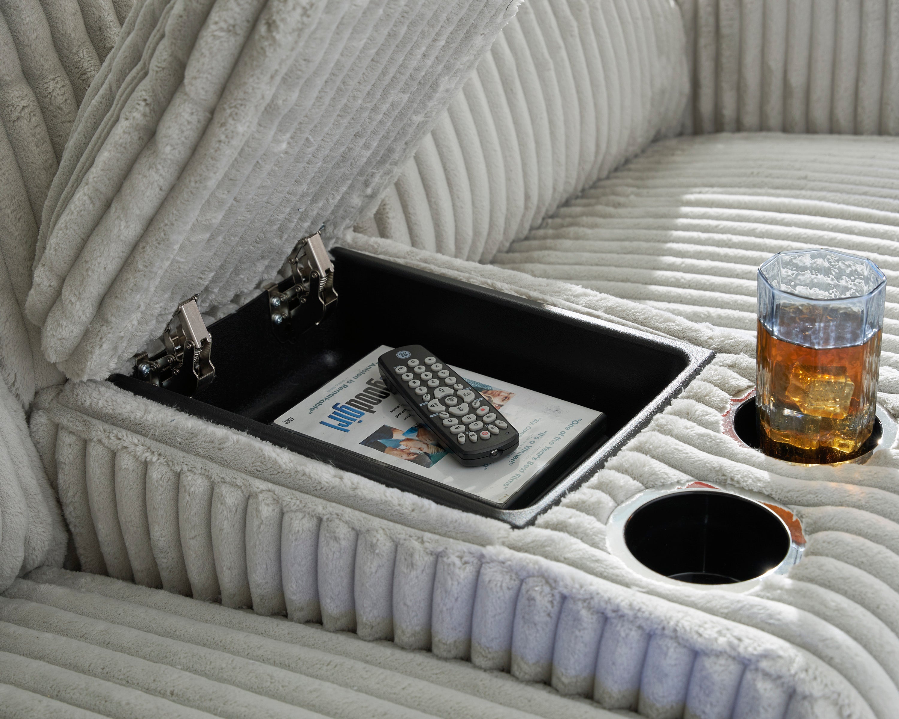 TwinBrooke Power Reclining Console Loveseat