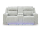 TwinBrooke Power Reclining Console Loveseat