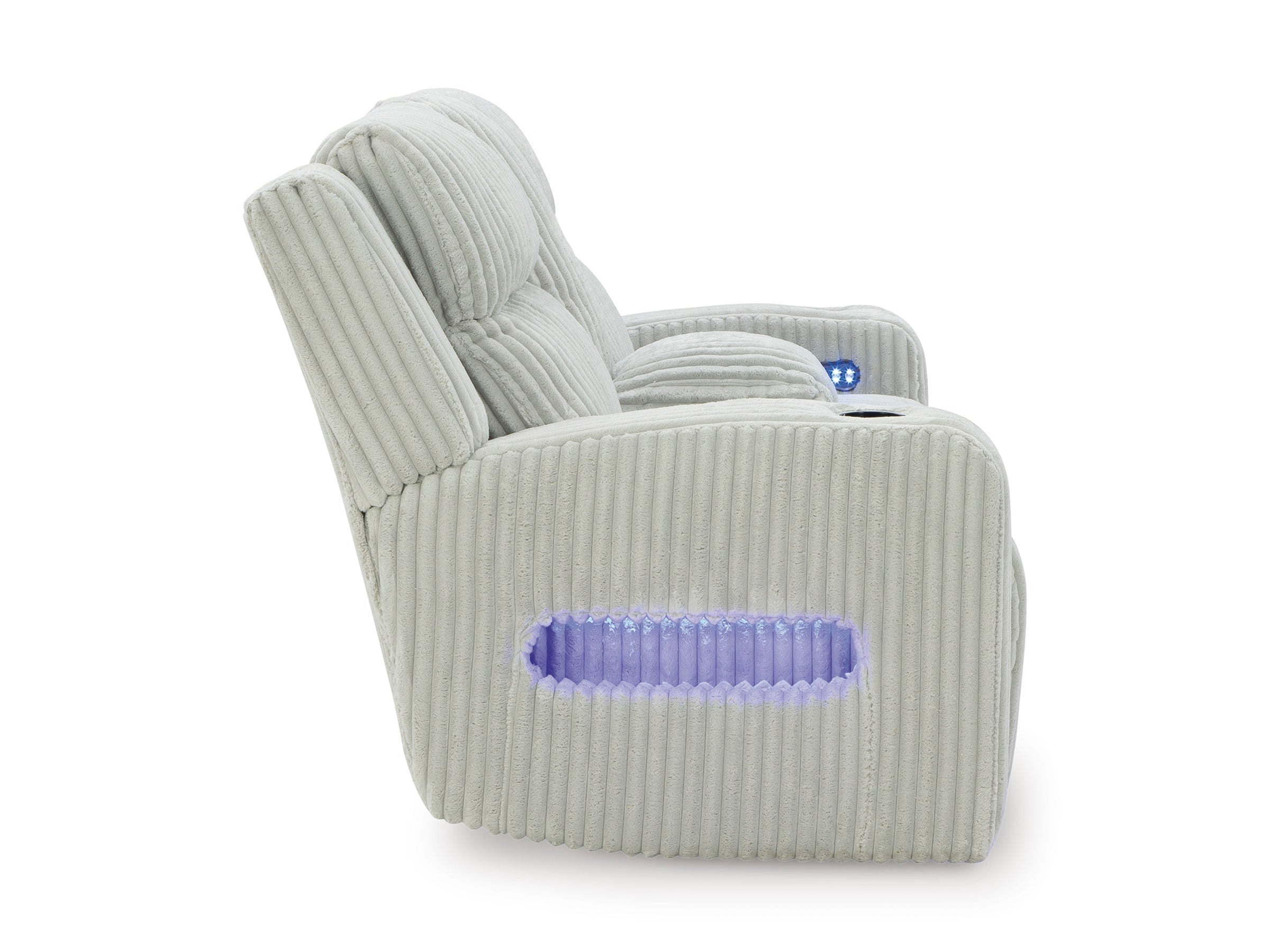 TwinBrooke Power Reclining Console Loveseat