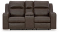 Lavenhorne Reclining Loveseat with Console - Fabric