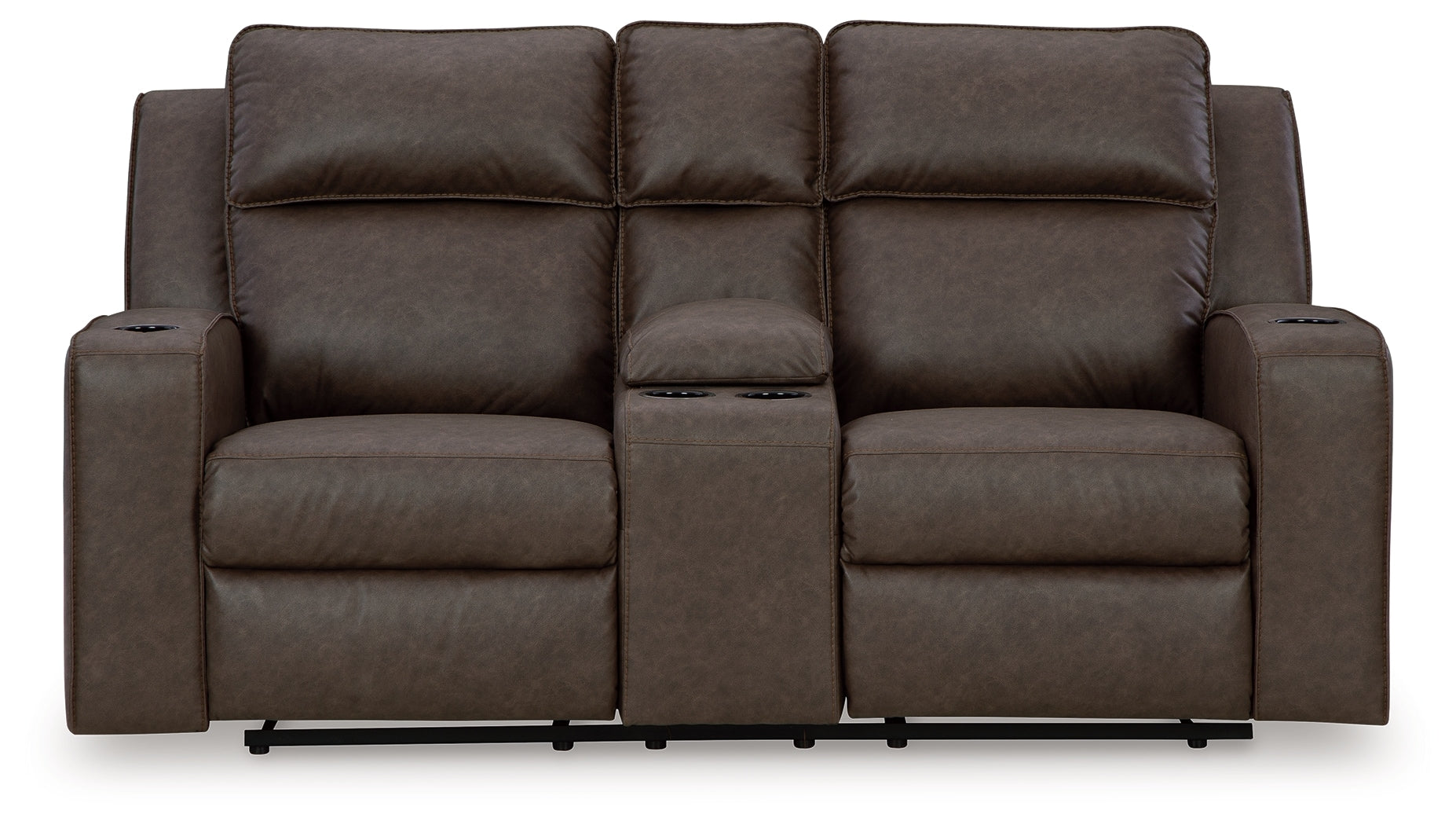 Lavenhorne Reclining Loveseat with Console - Fabric