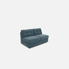 Modular One Armless Full Memory Foam Sleeper Sofa - Fabric