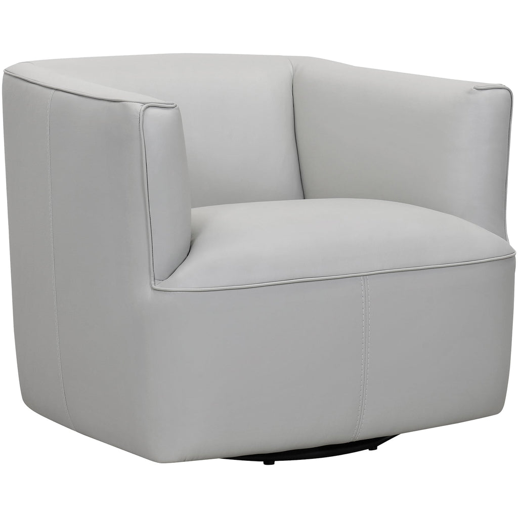 Whitney Leather Swivel Chair - Fabric