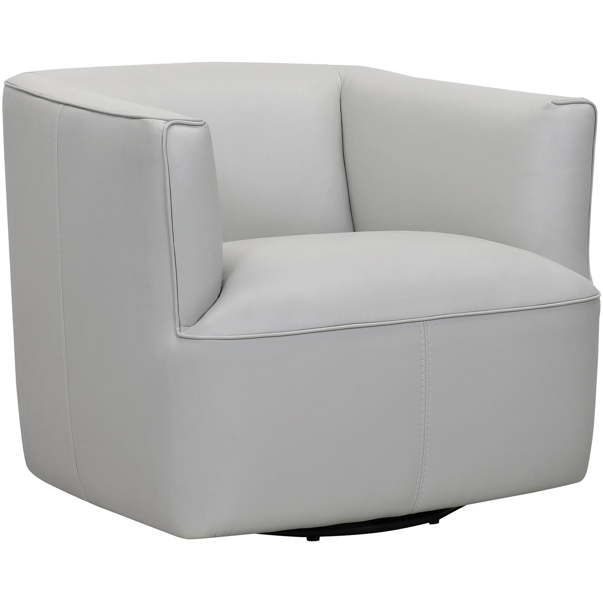 Whitney Leather Swivel Chair - Fabric