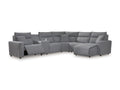 Modmax 6-Piece Power Reclining Sectional with Chaise