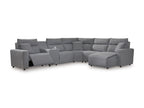 Modmax 6-Piece Power Reclining Sectional with Chaise
