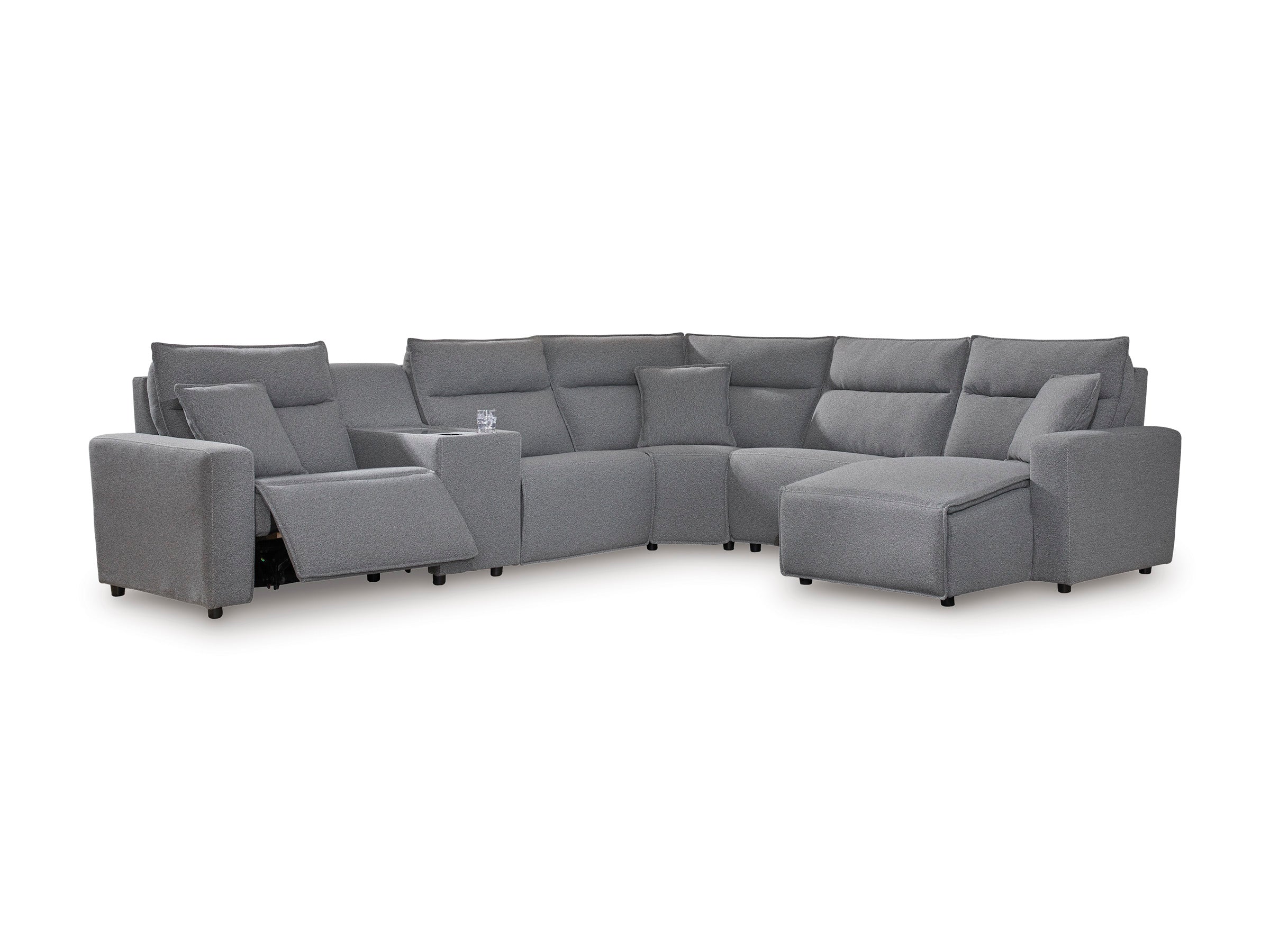 Modmax 6-Piece Power Reclining Sectional with Chaise