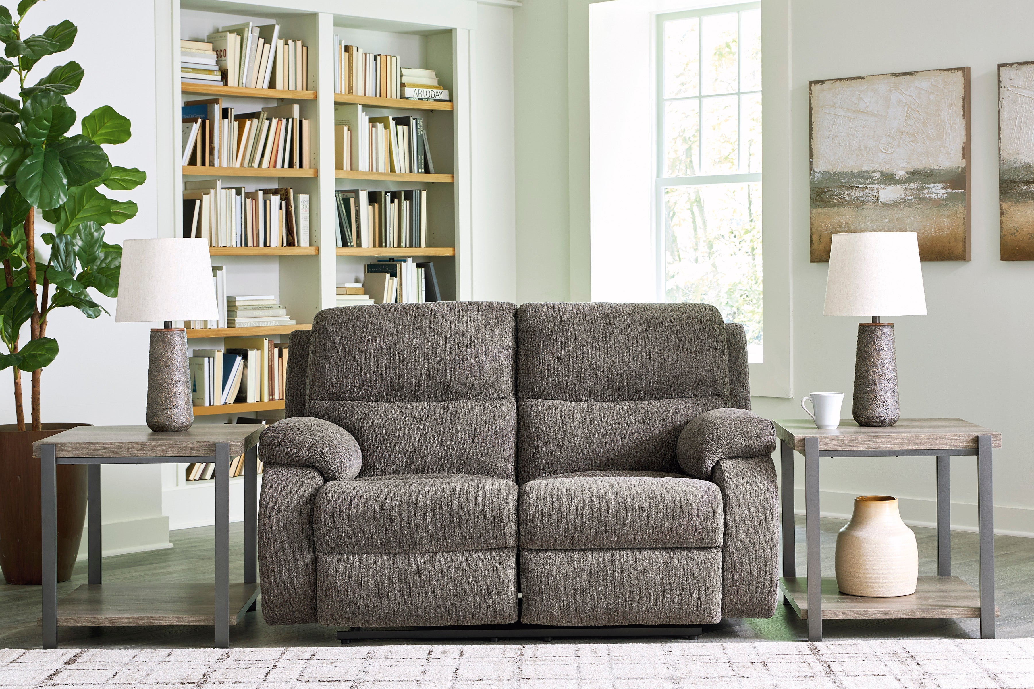 Scranto Reclining Loveseat - Fabric