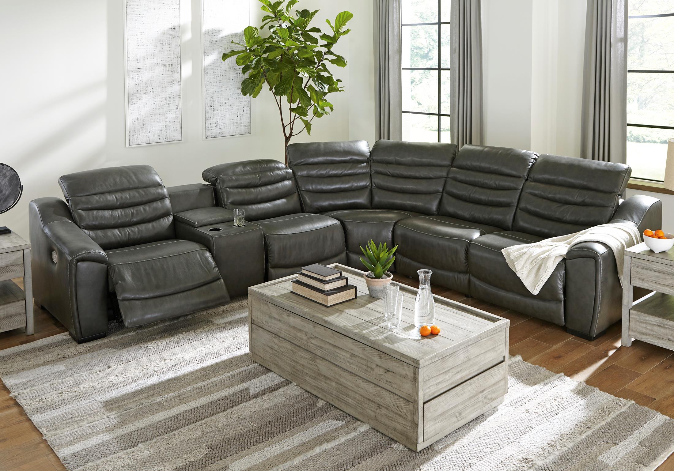 Center Line 6-Piece Power Reclining Sectional - Set