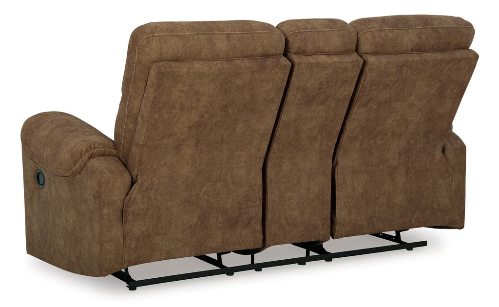 Edenwold Reclining Console Loveseat - Fabric