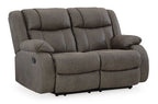 First Base Reclining Loveseat - Fabric