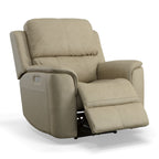 Carmen Leather Power Recliner - Reclining