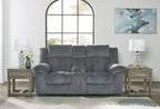Tip-Off Power Reclining Console Loveseat - Wheat