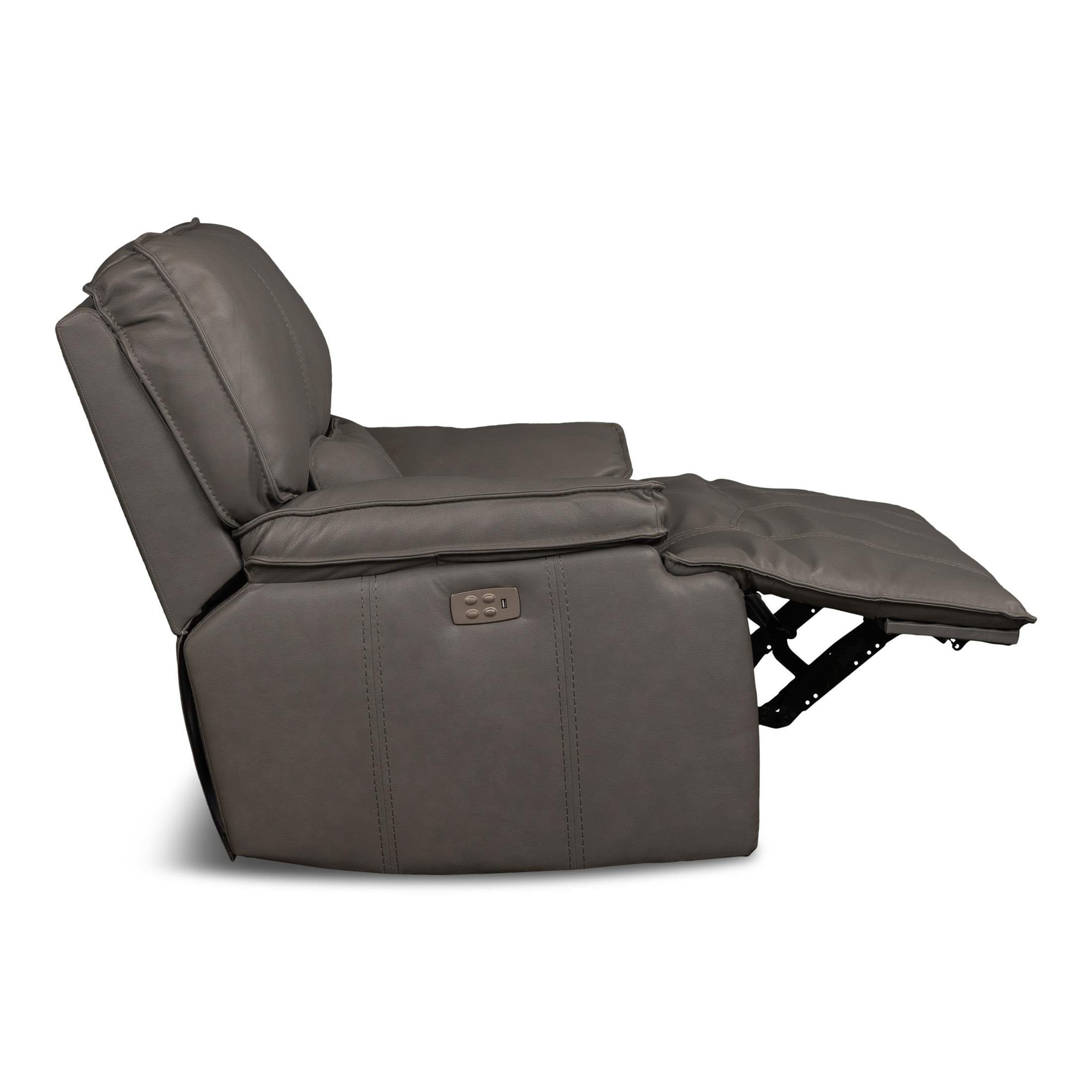 Bozeman Power Recliner with Power Headrest - Leather